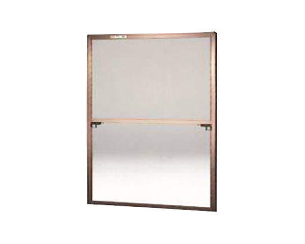 窓用サッシ網戸／フリーサイズ網戸【セイキ販売】61-92型 ブロンズサイズ：Ｈ１８１０～１８４３ミリ&times;Ｗ１２９５～１３１５ミリ用｜暮らしの百貨店