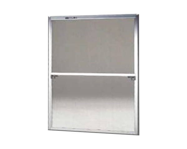 窓用サッシ網戸／フリーサイズ網戸【セイキ販売】45-60K型 シルバーサイズ：Ｈ１３１０～１３４３ミリ&times;Ｗ９５５～９７５ミリ用｜暮らしの百貨店