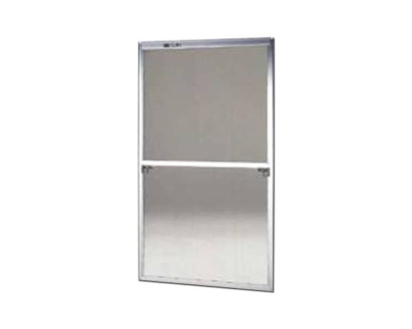 窓用窓枠網戸／無償性大きさ網戸【セイキ売りわたす】62-60K型 しろがね色大きさ：Ｈ１８４０～１８７３粍×Ｗ９５５～９７５粍用