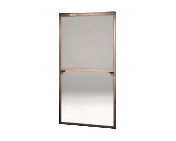 窓用サッシ網戸／フリーサイズ網戸【セイキ販売】61-120C型 ブロンズサイズ：Ｈ１８１０～１８４３ミリ&times;Ｗ９１０～９３０ミリ用｜暮らしの百貨店