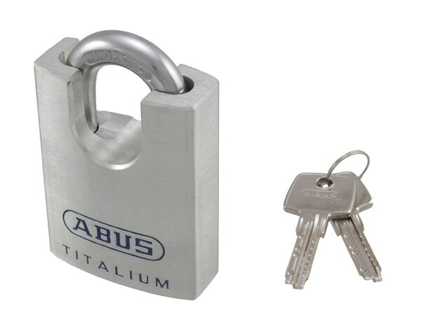 ABUS 96CSTI/60 TITALIUM南京錠 60mm【日本ロックサービス】|暮らしの百貨店