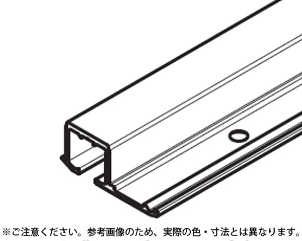 53-3342-350 クリッポ 36GPK-IS、36GPPK-IS　上レール ダブル掘込用 長さ3500mm 【スガツネ工業】