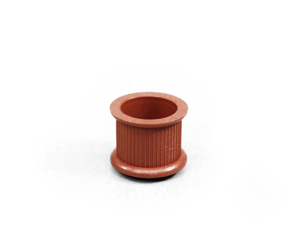 ｲｽ脚ｷｬｯﾌﾟ ﾊﾞﾗﾀｲﾌﾟ 茶丸　21mm 入数200