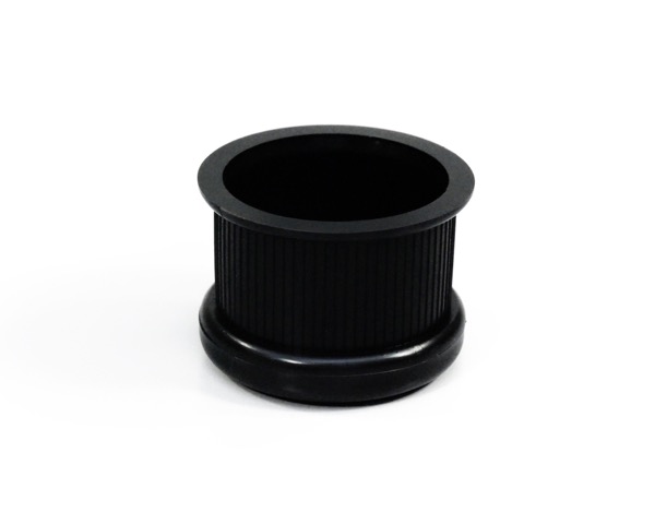 ｲｽ脚ｷｬｯﾌﾟ ﾊﾞﾗﾀｲﾌﾟ　黒丸　36mm 入数200