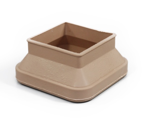 F ｲｽ脚ｷｬｯﾌﾟ ﾊﾞﾗﾀｲﾌﾟ 角ﾍﾞｰｼﾞｭ50～65mm用入数100