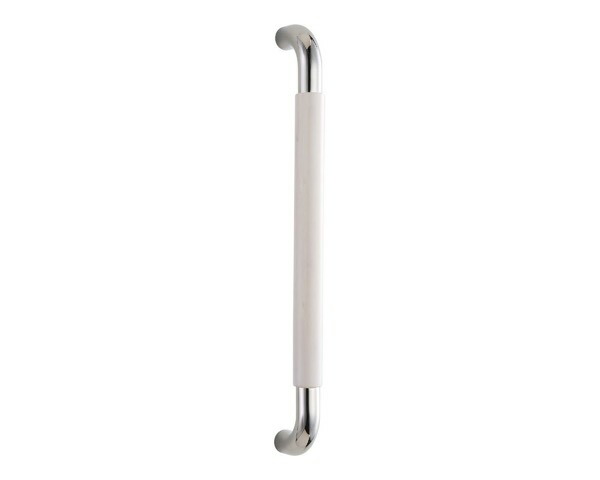 HB211-W-450ﾊﾝﾄﾞﾙ ｽﾑｰｽﾊﾝﾄﾞﾙ 固定 ﾎﾜｲﾄ 450mm 標準DT【神栄ホームクリエイト】