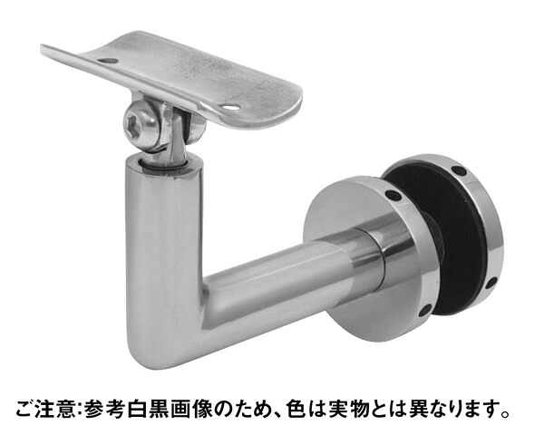 OT-G280-SUS-2-HLST　ステンレスガラス用手摺ブラケット（首振りタイプ） 径34 ヘアーライン仕上　1個　【ジョー・プリンス竹下】｜暮らしの百貨店