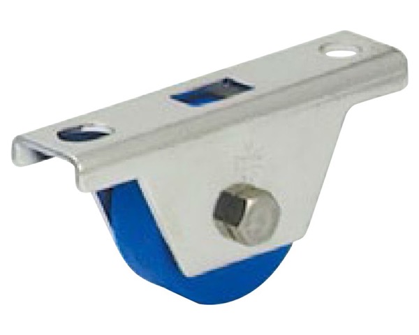 PC-124-SUS-50 ｽﾃﾝﾚｽ枠付MC防音重量戸車 (平型)50mm 1個【ジョー・プリンス竹下 】