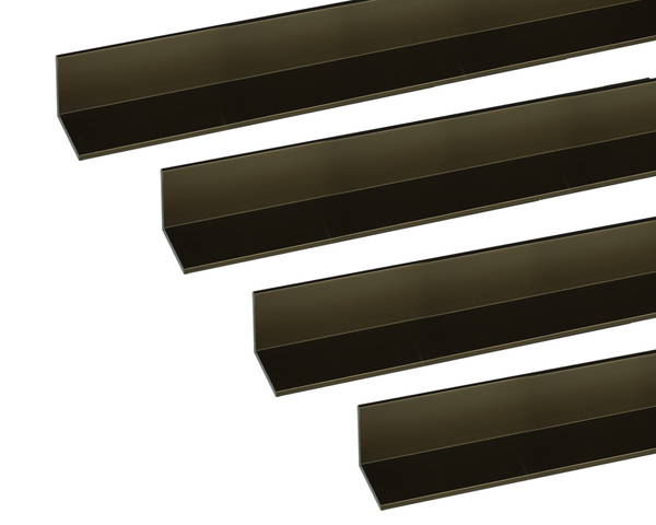アルミアングル 1m 3.0×40×40mm ブロンズ 4本組【安田(株)・アシバネ】|暮らしの百貨店