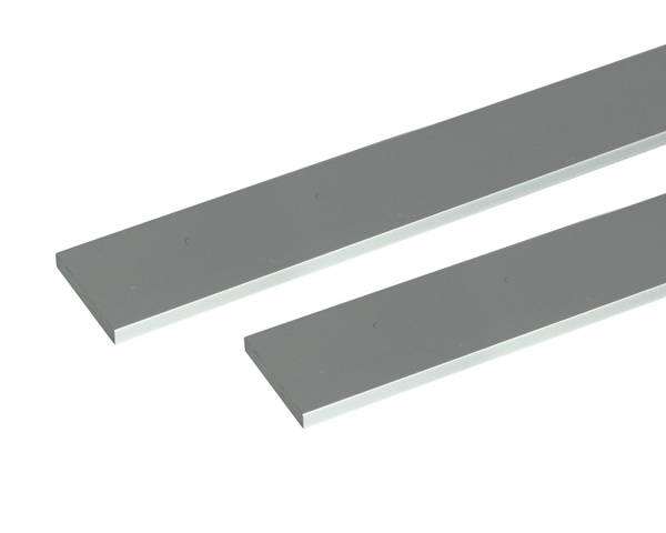 ｱﾙﾐ平棒 2m 4.0&times;50mm ｼﾙﾊﾞｰ 2本組【安田(株)・アシバネ】｜暮らしの百貨店