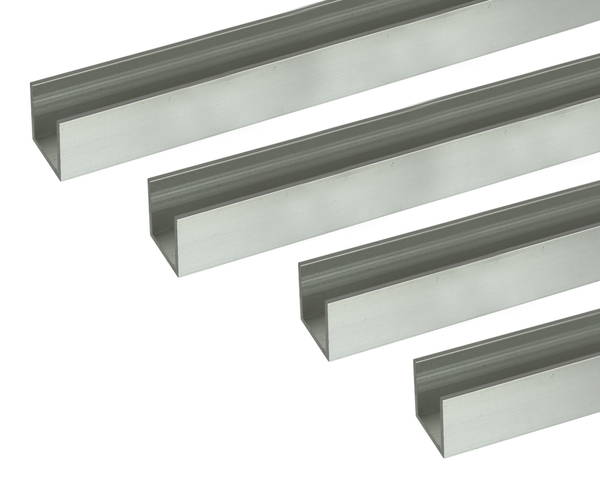 ｱﾙﾐﾁｬﾝﾈﾙ 1m 2.4&times;30&times;30mm ｼﾙﾊﾞｰ 4本組【安田(株)・アシバネ】｜暮らしの百貨店