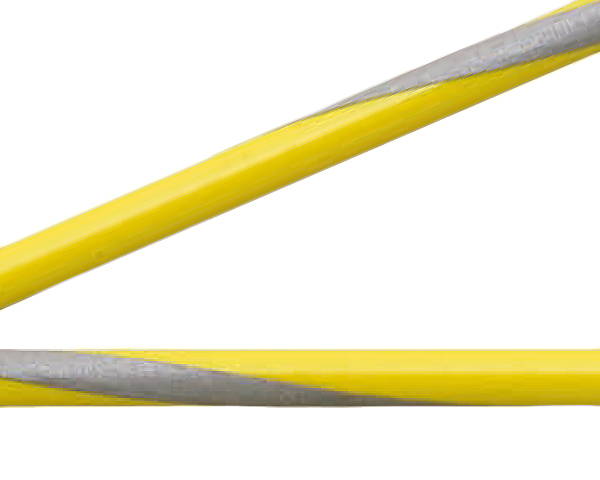 照りかえし黄 ビニコート鉄鉄条 ２００ｍ巻 R-IY60V