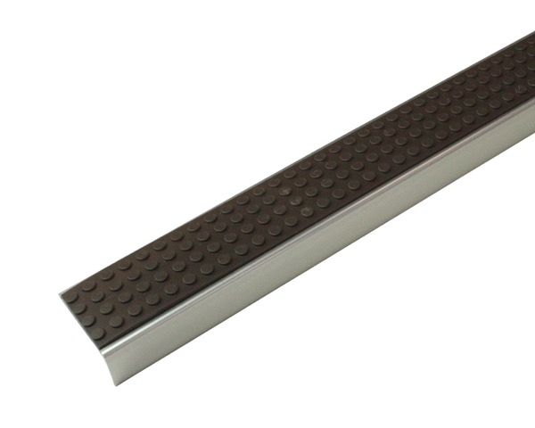 D35AR-2H-02スリムノンスリップ 軽銀SL ラウンド うす暗い赤銅色2m【ヒナカ製造所】