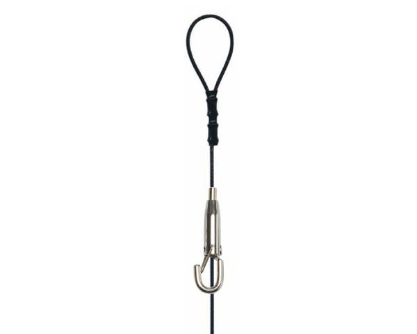 ｾﾌﾃｨｶﾗｰﾜｲﾔｰ自在 大　径1.5mm 4.0m 黒 S-1184-B 【福井金属工芸】