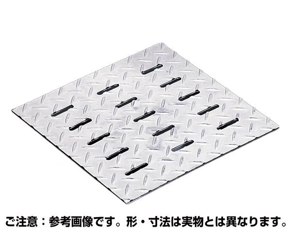 ステンレス製排水用ピット蓋 縞鋼板製 300【奥岡製作所】