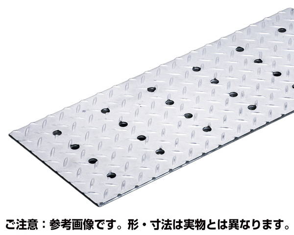 ステンレス鋼製水抜き用窪溜まり蓋 縞鋼板製 70【奥岡製造所】