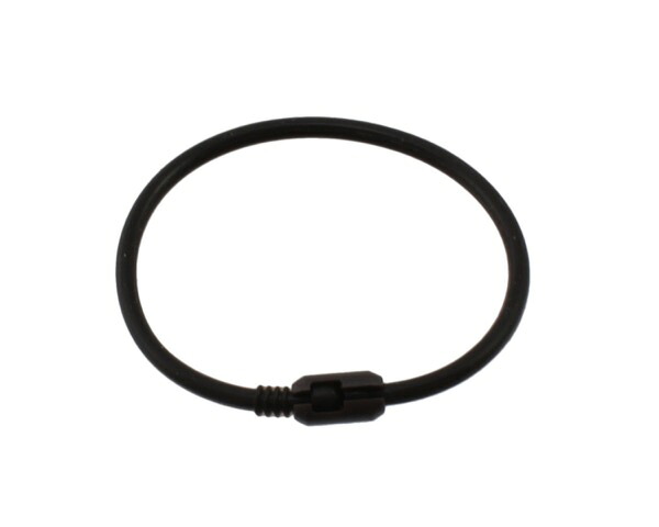 PKE-101-BR　ｼﾘｺﾝﾘﾝｸﾞ黒　100個入【ニッサチェイン】｜暮らしの百貨店