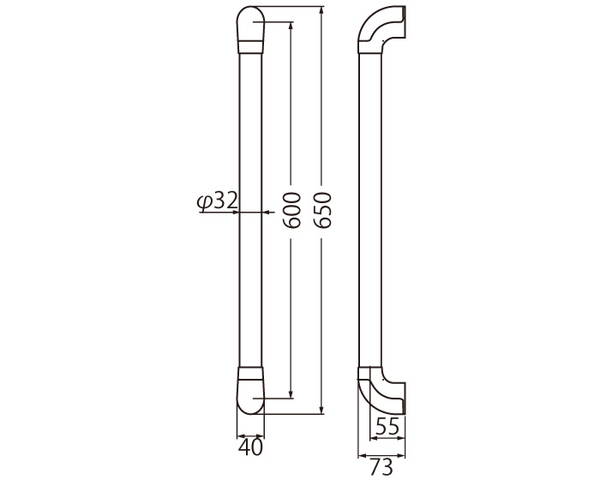 本物保証】 清水 トリプルディンプル手摺６００ ＢＲー５５７ーＡＧ