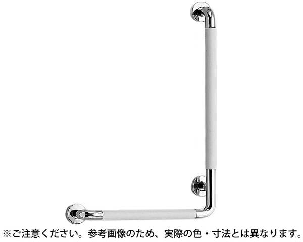 NO-801R L形ﾊﾟｯﾄﾞﾆｷﾞﾘﾊﾞｰ(右)ｸﾛｰﾑ/ｸﾞﾚｰ【シロクマ】｜暮らしの百貨店