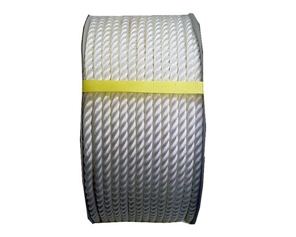 ＰＥロープ　９ミリ　白 １５０Ｍ　ドラム巻【まつうら工業】
