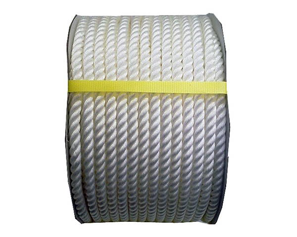 ＰＥ荷縄 １２粍 白 １００Ｍ 膜鳴楽器巻【まつうら製作】