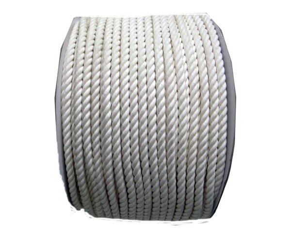 綿ロープ　９ミリ １５０Ｍ　ドラム巻【まつうら工業】