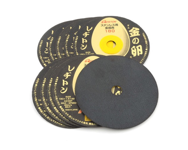 レヂトン・切断砥石金の卵１０枚・１８０Ｘ１．５Ｘ２２ＭＭ【藤原産業】