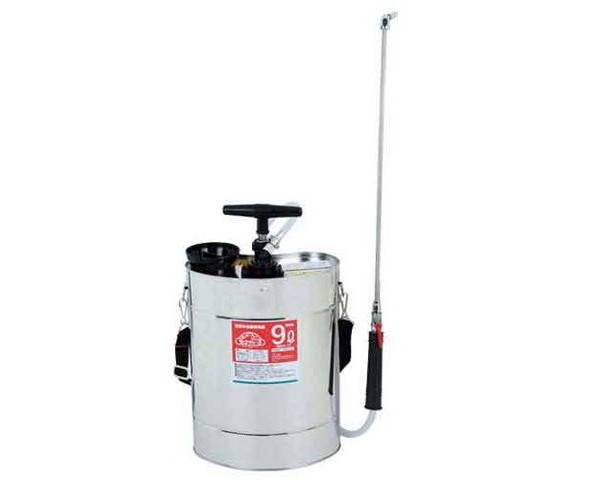 セフティ３・肩掛半自動噴霧器・９Ｌジュシポンプ【藤原産業】