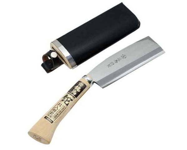 梅鉢龍馬・鞘入腰鉈片刃・１６５ＭＭ【藤原産業】
