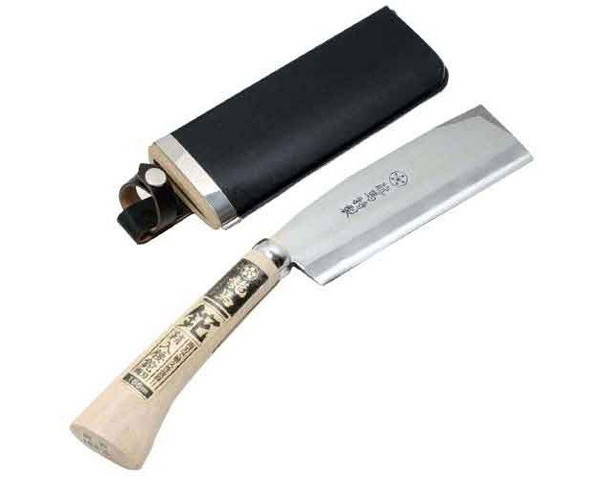 梅鉢龍馬・鞘入腰鉈双刃・１６５ＭＭ【藤原産業】