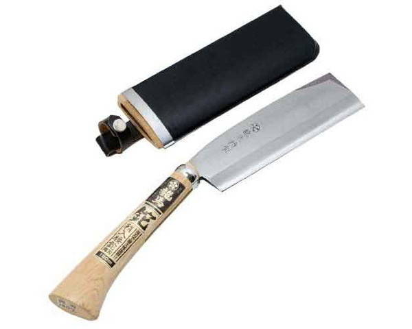梅鉢龍馬・鞘入腰鉈双刃・１８０ＭＭ【藤原産業】