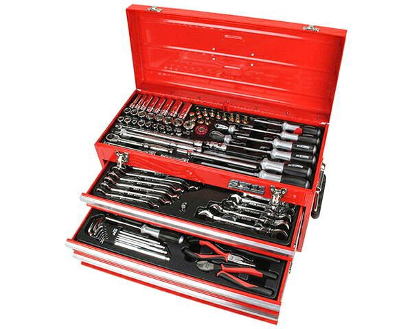 ＳＫ１１整備工具セット　レッド【藤原産業】