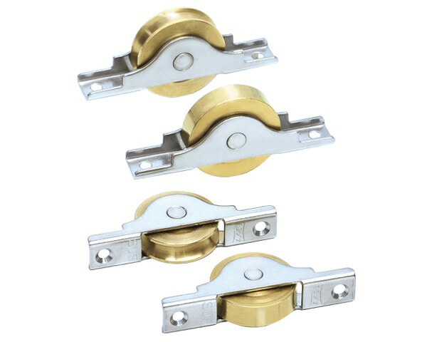 真鍮戸車ステンレス枠440Cベアリング入 40 丸【8個入】 BYS-0401【ヨコヅナ】|暮らしの百貨店