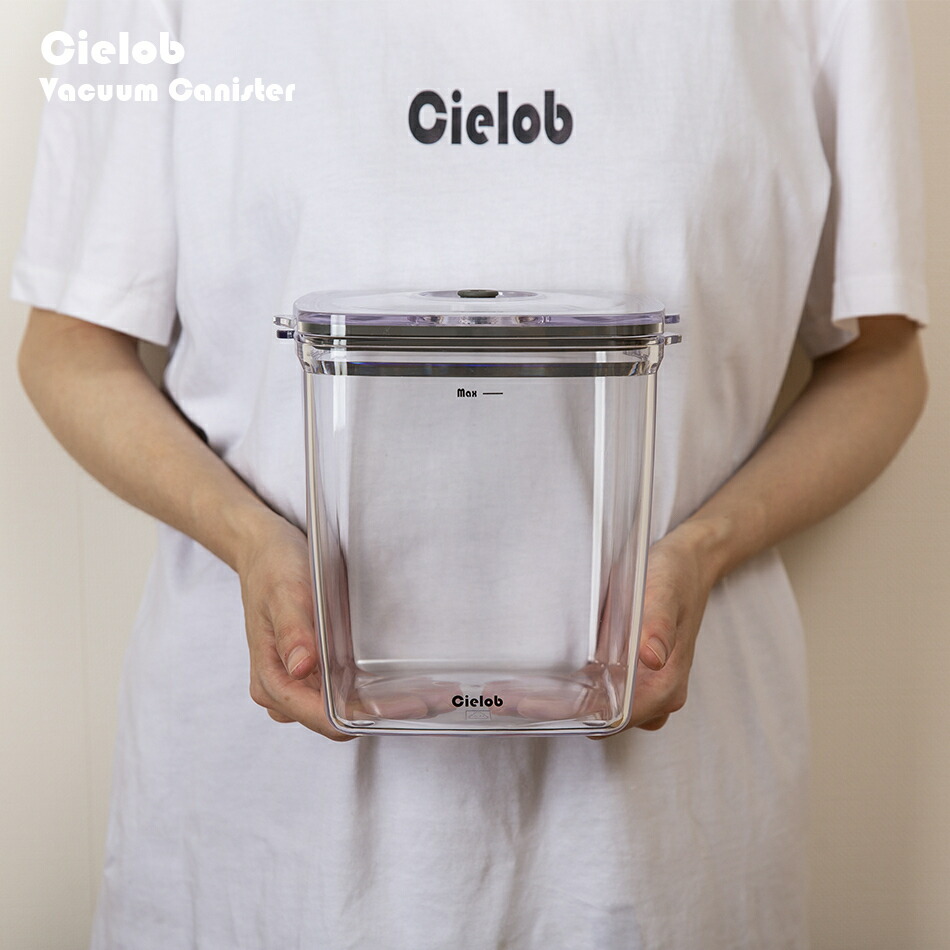 電動 空白セーヴコンテナー 4品目仕かける Cielob カフェー キャニスター ストッカー 食料雑貨類 真空保存 コーヒー 粉末 禾穀 お茶 保存容器 密閉容器 愛玩動物ボンネット にゃんにゃんフード 冷蔵可能 乾物 やさい保存 蔬菜保存 作り置き ハイカラ 着飾る 真空束ねエア