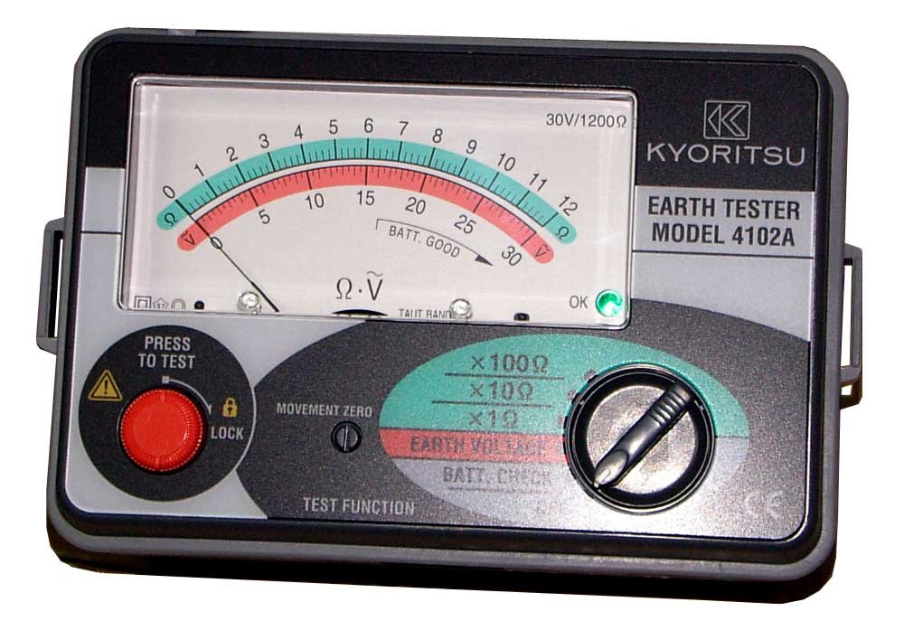 共立電気計器 (KYORITSU) アナログ接地抵抗計(ソフトケース) MODEL 4102A