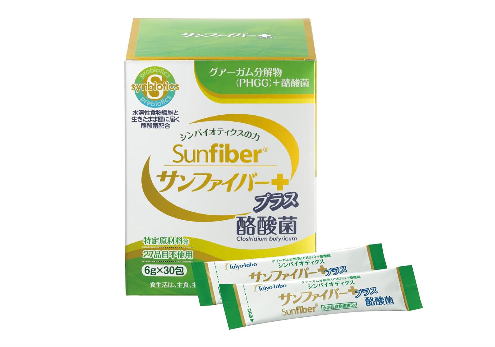 タイヨー科学研究所 【2個書き割り】サンファイバープラス酪酸菌 6g×30包