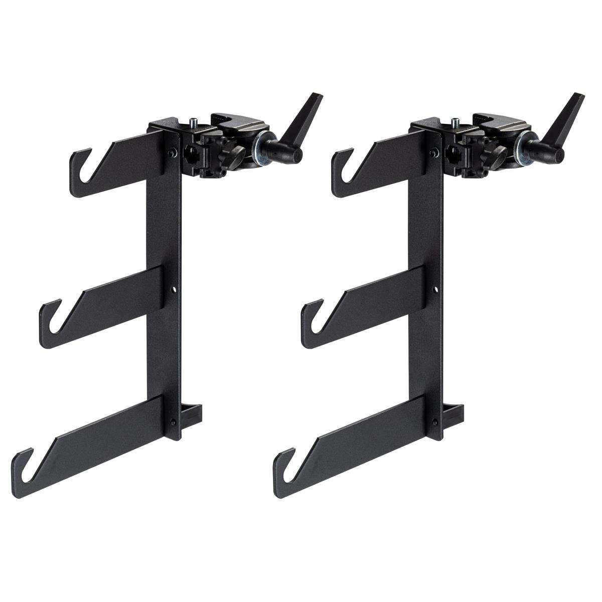Manfrotto アクセサリー 背景紙取付 3本掛けフック 左右一対 (035スーパークランプ付) 044