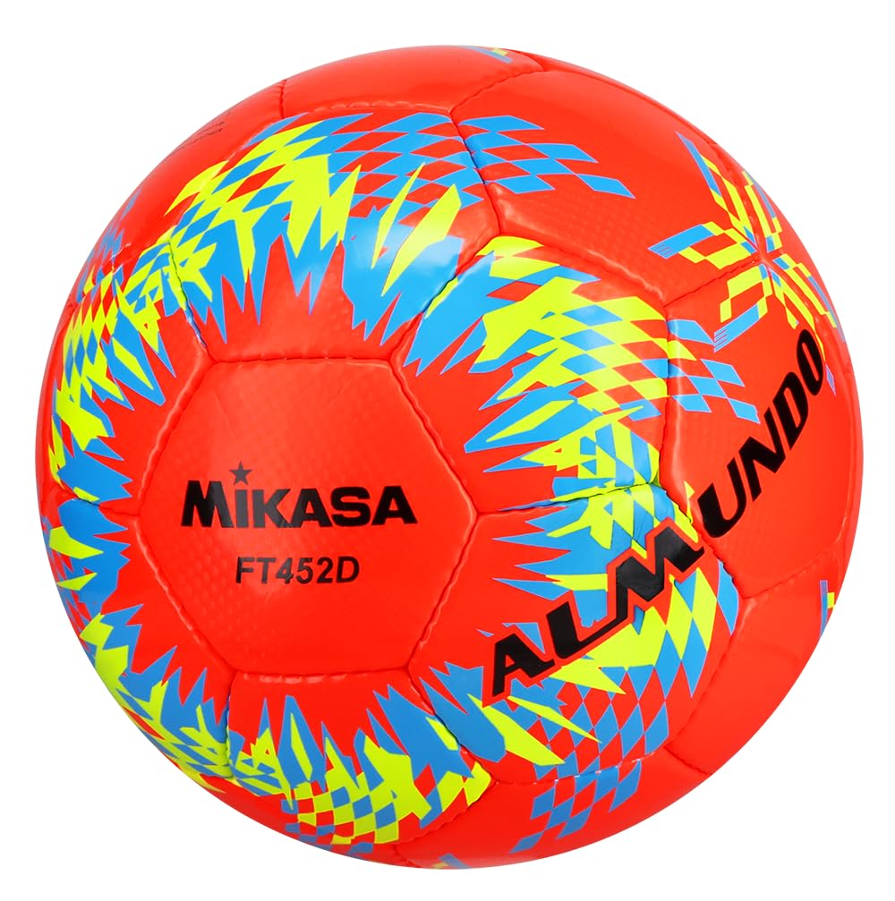 ミカサ(MIKASA) サッカーボール 4号球 日本サッカー協会 検定球 ALMUNDO(アルムンド) 手縫い オレンジ FT452D-O 推奨内圧0.610～0.820(kgf/?)