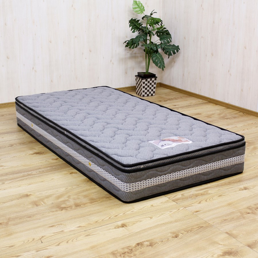 側面メッシュ生地使用で通気性抜群のポケットコイルマットレス ダブル　品番 : MP-240