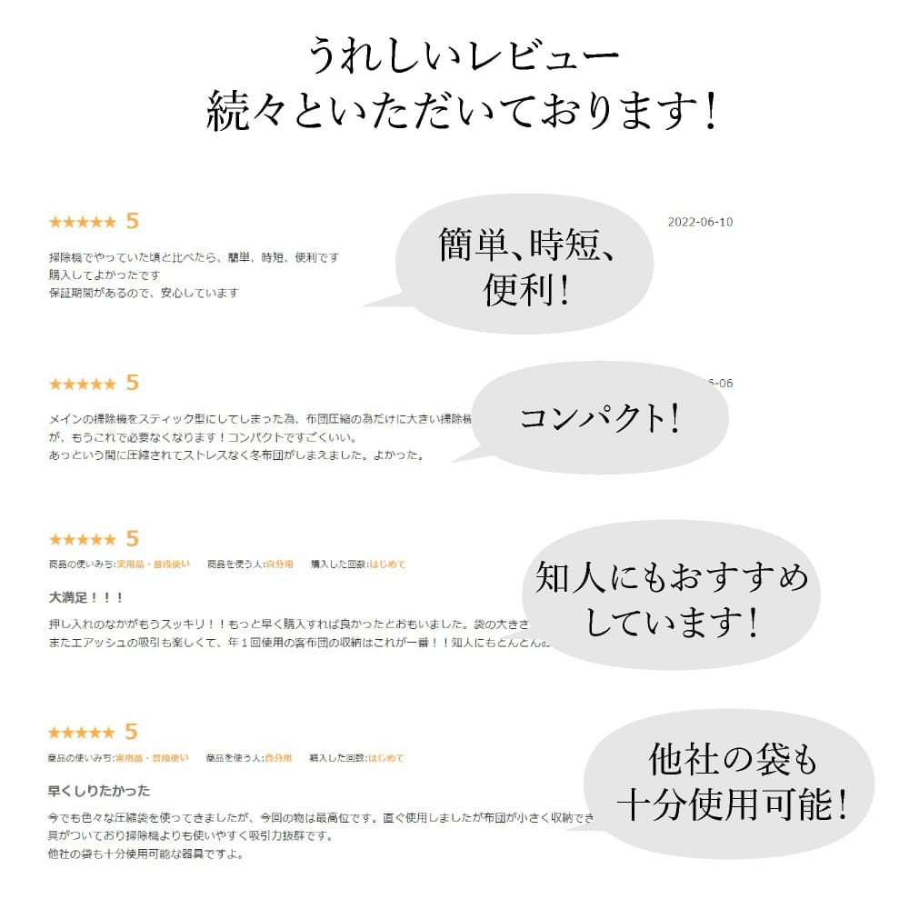 が大特価！ ＼P5倍 アール 掃除機不要 布団圧縮袋 6枚 OR 圧縮ボックス 2個組 + 布団圧縮袋吸引機 エアッシュ 1台 圧縮一体型ボックス  電動吸引機 電動ポンプ cmdb.md