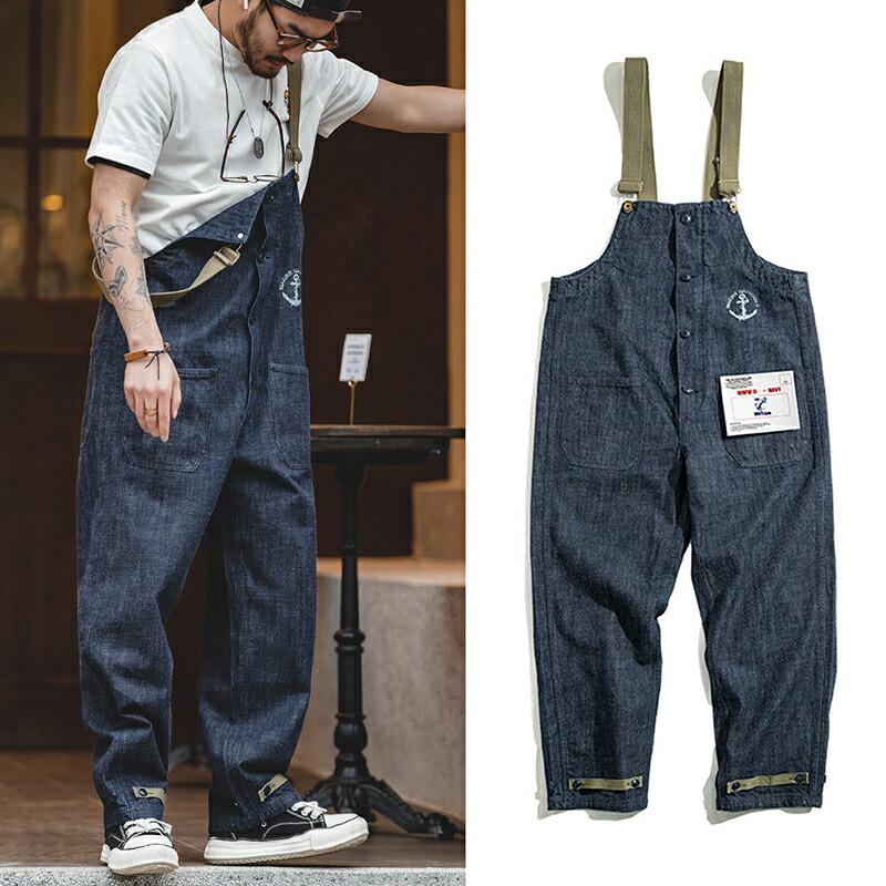【ジーンズ】大層らしい櫂 メンズ 米国海軍 甲板 上っ張り カーゴパンツ やり方服 繋ぎ アメカジ 心地よい 今めかしい 吊りズボン 長ズボン 大層らしい大きさ ゆったり影ぼうし オールインワン 細工物御召しもの S～3XL