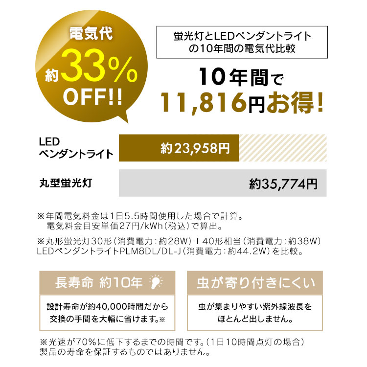 即納特典付き ライト 電気 照明 ペンダントライト LED 和風ペンダントライト メタルサーキットシリーズ 8畳上下調色 PLM8DL DL-J送料無料  和風 LEDペンダントライト 8畳 調光 調色 LEDシーリングライト シーリングライト LED照明 照明器具 省エネ 節電 長寿命 アイリス ...