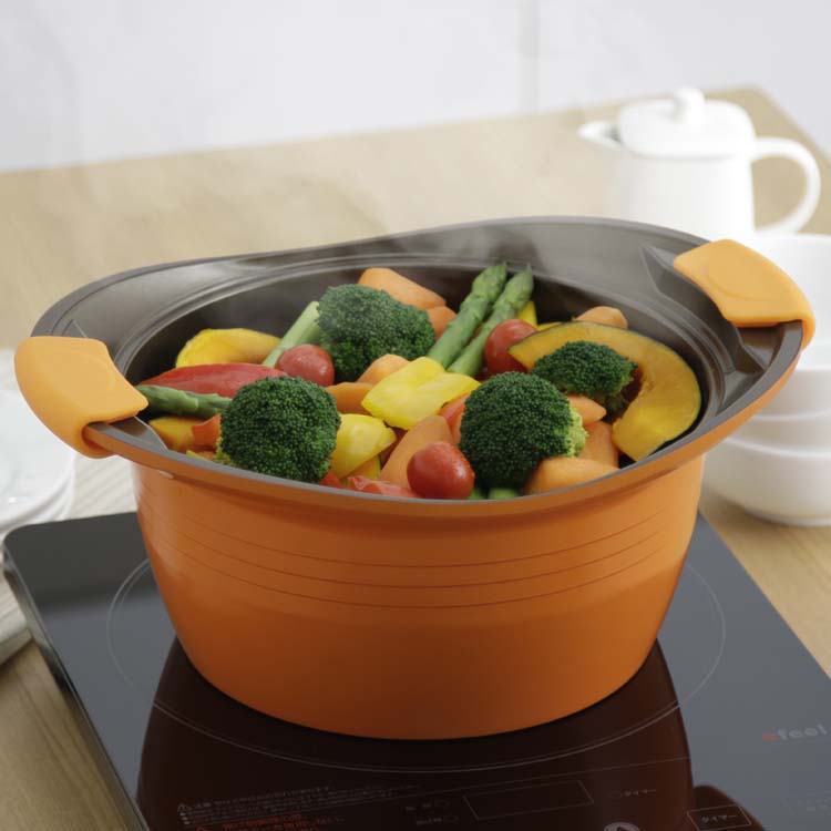 KITCHEN CHEF 無加水鍋 24cm 深型 MKSS-P24D オレンジ・イエロー・レッド・グリーン IH対応 KITCHEN CHEF 浅型 鍋 セラミック 調理器具 煮物 オーブン キッチンシェフ 無加水鍋 ガス火 直火 なべ 無加水 むかすいなべ アイリスオーヤマ KITCHEN CHEF 無加水鍋 24cm 深型 MKSS-P24D オレンジ・イエロー・レッド・グリーン IH対応 KITCHEN CHEF 浅型 鍋 セラミック 調理器具 煮物 オーブン キッチンシェフ 無加水鍋 ガス火 直火 なべ 無加水 むかすいなべ アイリスオーヤマ
