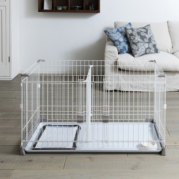 犬 ケージ トイレのしつけが出来る お掃除楽ちんサークル P Ss 16d 屋根なし 屋根あり小 中型犬 仕切り トイレ別 トレー サークル ハウス ゲージ ペットケージ しつけ 室内 室内用 留守番 シンプル アイリスオーヤマ Clinicalaspalmeras Com