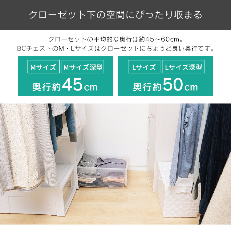 SALE／74%OFF】 ＼ポイント5倍 収納ボックス 収納ケース 衣類収納 プラスチック BCチェスト BC-M 幅35クリアボックス クリア 衣類ケース  引き出し 収納家具 収納用品 押し入れ クローゼット おしゃれ アイリスオーヤマ 新生活 qdtek.vn