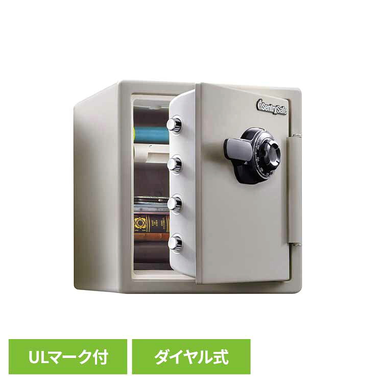 金庫 家庭用 耐火 A4対応 33.6L ダイヤル式 ドア裏収納 ドアポケット オフィス 会社 貴重品 書類 CD DVD 耐火金庫 据置型金庫 ビッグボルトシリーズ シンプル JFモデル セントリー SENTRY JF123CT * 【TD】 【代引不可】|暮らし健康ネット館