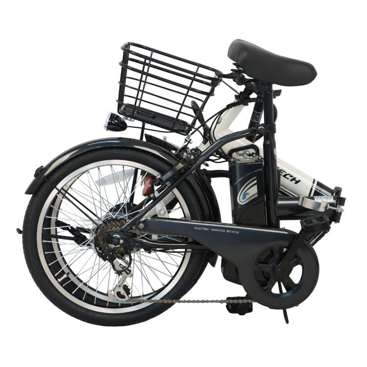 自転車折り畳み電動電動アシスト20インチサイクルPELTECH20インチ折り畳み電動アシスト自転車外装6段変速付き【簡易組立必要品】ペルテック