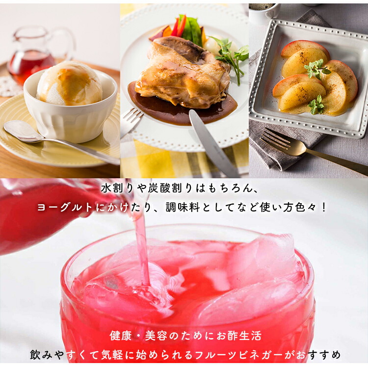 【2本セット】フルーツビネガー360mlFV-155A内堀フルーツビネガー飲用酢りんご酢ぶどうとブルーベリー水割り炭酸割飲む酢【D】