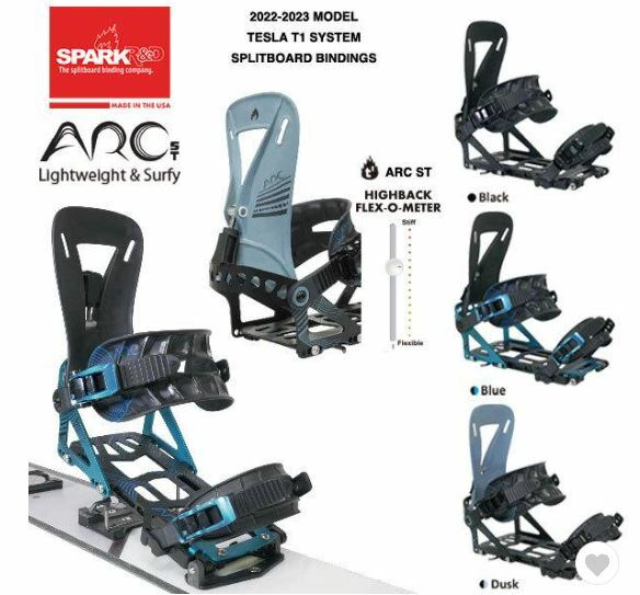 新発売 Spark RD ARC ST splitboard bindings Tesla T1システム