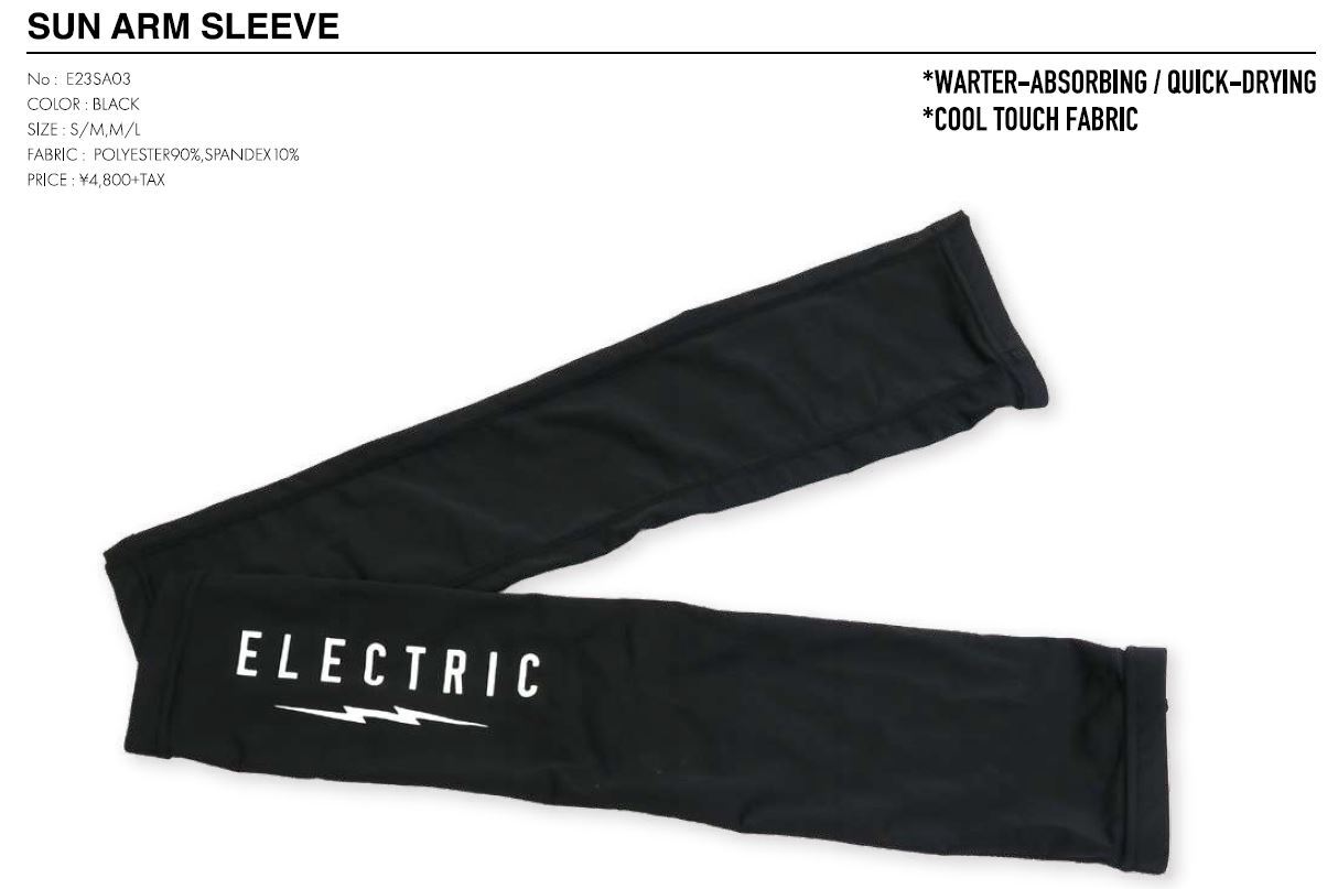 【楽天市場】ELECTRIC SUN ARM SLEEVE エレクトリック サンスリーブ サンアームスリーブ E23SA03：SLASH 楽天市場店